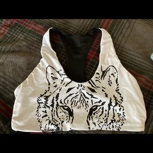 Tiger crop top